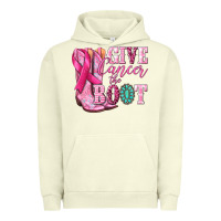 Pigment Pistachio give cancer the boot Urban Hoodie - NancyCooperArtShop