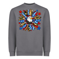 Storm American flag sunflower Heavyweight Sweatshirt - Neo Western