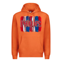 Carrot phillies baseball team spirit brushstrokes Premium Hoodie - Artiststas
