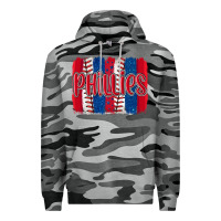 Slate Camo phillies baseball team spirit brushstrokes Premium Hoodie - Artiststas