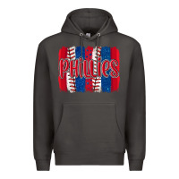 Smoke phillies baseball team spirit brushstrokes Premium Hoodie - Artiststas