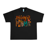 Black thankful mama longhorn Urban Heavy Tee - RacoonDesign