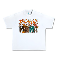 White thankful mama longhorn Urban Heavy Tee - RacoonDesign