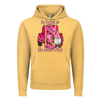 Vintage Mustard breast cancer awareness pink truck gnomes Vintage Hoodie - RanaPortraitStore