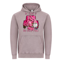Vintage Zinc breast cancer awareness pink truck gnomes Vintage Hoodie - RanaPortraitStore