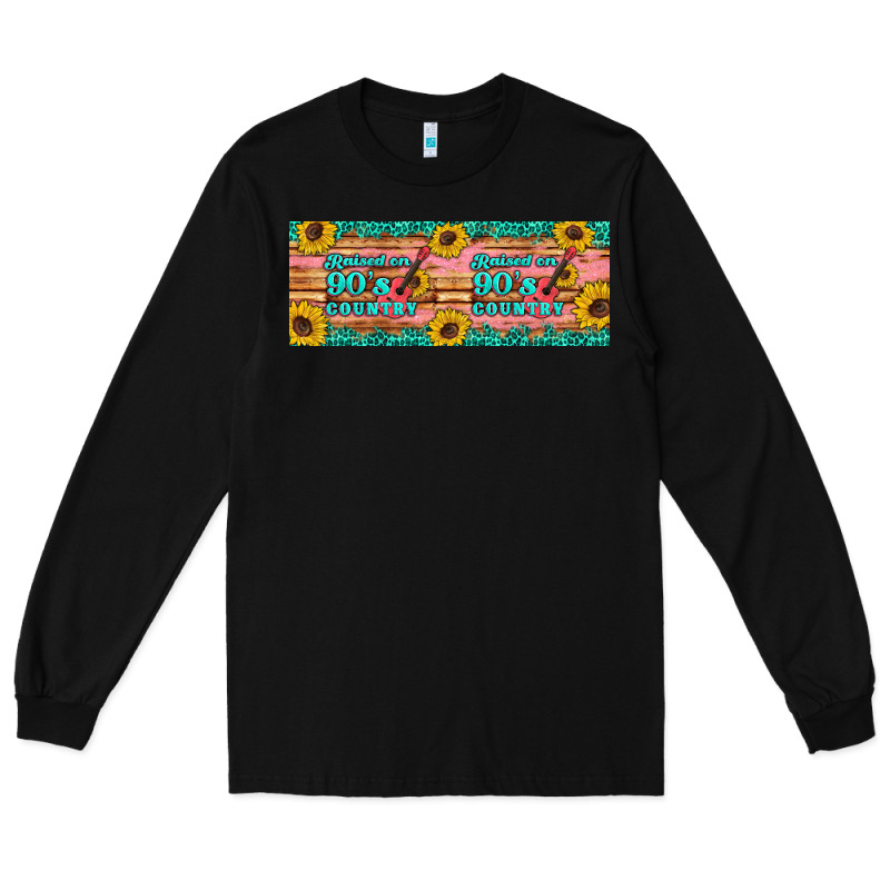 Raised On 90's Country Mug 11 Oz Long Sleeve Tee by Artiststas | Teevron