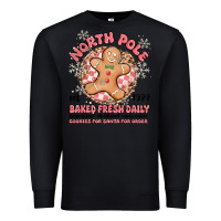 Black north pole baked fresh daily Premium Sweatshirt - MaliasSmallBusiness