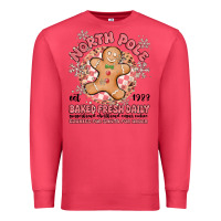 Cardinal north pole baked fresh daily Premium Sweatshirt - MaliasSmallBusiness