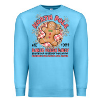 Ocean Blue north pole baked fresh daily Premium Sweatshirt - MaliasSmallBusiness