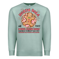 Seafoam north pole baked fresh daily Premium Sweatshirt - MaliasSmallBusiness