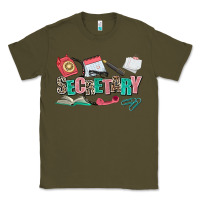 Army Green secretary Classic Tee - AdoDesignShop