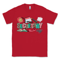 Red secretary Classic Tee - AdoDesignShop