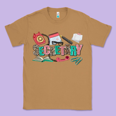 Secretary Classic Tee Designed By Adodesignshop