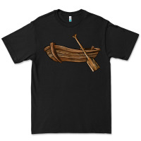 Black rowboat Premium Tee - BarkalooDesign