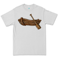 Dove Grey rowboat Premium Tee - BarkalooDesign