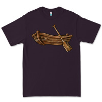Plum rowboat Premium Tee - BarkalooDesign