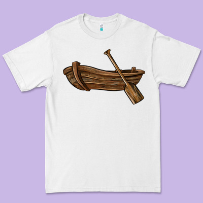 Rowboat Premium Tee Designed By Barkaloodesign