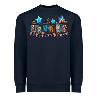 Navy American Granny 4th of july Heavyweight Sweatshirt - CowGirlArtShop