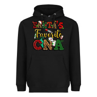 Black santas favorite cna christmas Heavyweight Hoodie - NancyCooperArtShop