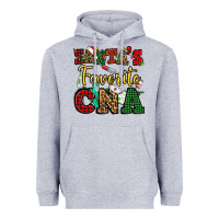 Heather Grey santas favorite cna christmas Heavyweight Hoodie - NancyCooperArtShop