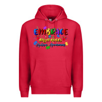 Cardinal embrace differences Premium Hoodie - Artiststas