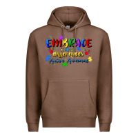 Chestnut embrace differences Premium Hoodie - Artiststas