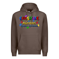 Coffee embrace differences Premium Hoodie - Artiststas