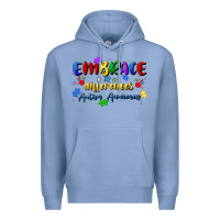 Colony Blue embrace differences Premium Hoodie - Artiststas