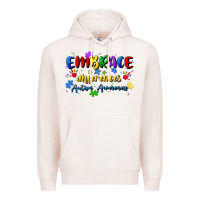 Pale Pink embrace differences Premium Hoodie - Artiststas