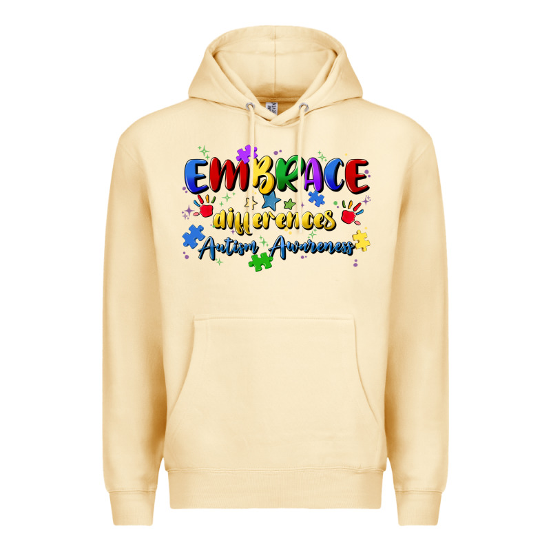 Embrace Differences Premium Hoodie by Artiststas | Teevron