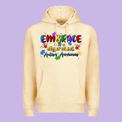 Embrace Differences Premium Hoodie Designed By Artiststas