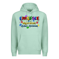 Seafoam embrace differences Premium Hoodie - Artiststas