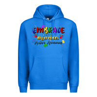 True Royal embrace differences Premium Hoodie - Artiststas