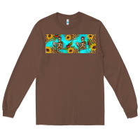 Chestnut skeleton coffee and coffee plants 11 oz Long Sleeve Tee - Artiststas