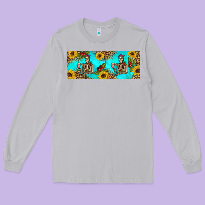 Skeleton Coffee And Coffee Plants 11 Oz Long Sleeve Tee Designed By Artiststas