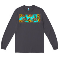 Smoke skeleton coffee and coffee plants 11 oz Long Sleeve Tee - Artiststas