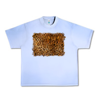 Grape Ice handdrawn leopard pattern Urban Heavy Tee - BarkalooDesign