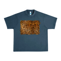 Midnight Navy handdrawn leopard pattern Urban Heavy Tee - BarkalooDesign