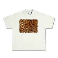 Pistachio handdrawn leopard pattern Urban Heavy Tee - BarkalooDesign