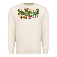 Sandshell christmas dinosaurs Premium Sweatshirt - MaliasSmallBusiness
