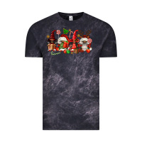 Cloud Black christmas afro gnomies Vintage Tee - FaDigitalArtStudio
