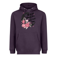 Plum all good things are wild and free Heavyweight Hoodie - MaliasSmallBusiness