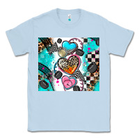 Dusty Blue race heart tumbler Classic Tee - AdoDesignShop