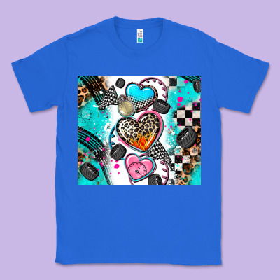 Race Heart Tumbler Classic Tee Designed By Adodesignshop