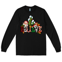 Black believe christmas and santa Long Sleeve Tee - AdoDesignShop