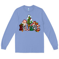 Colony Blue believe christmas and santa Long Sleeve Tee - AdoDesignShop