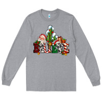 Heather Grey believe christmas and santa Long Sleeve Tee - AdoDesignShop