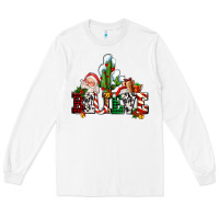 White believe christmas and santa Long Sleeve Tee - AdoDesignShop