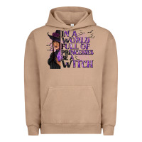 Pigment Burro In a World Full of Princesses Be a Witch Urban Hoodie - texasbilliewilder