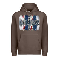 Coffee new york baseball team spirit brushstrokes Premium Hoodie - Artiststas